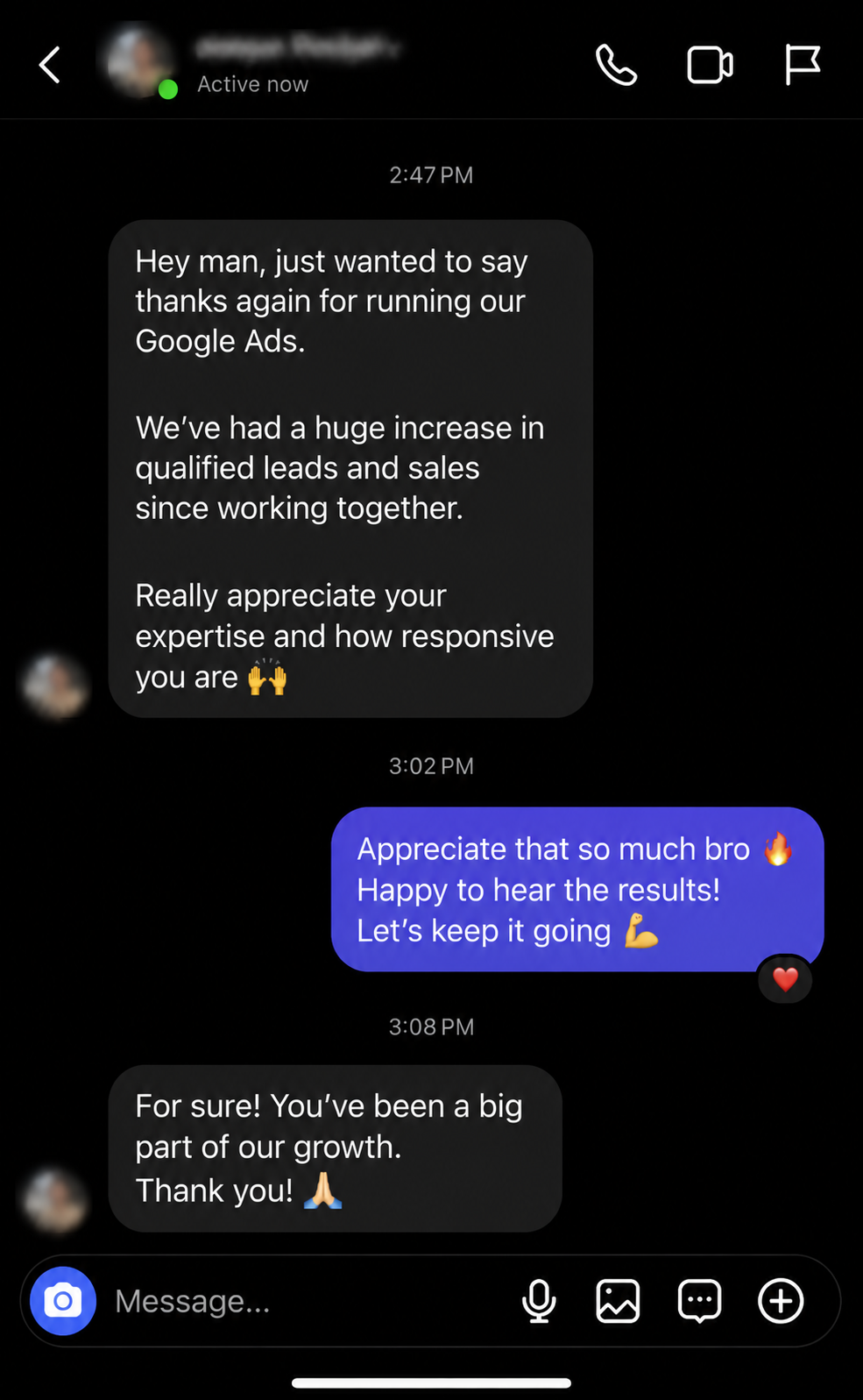 TackAgency Testimonial