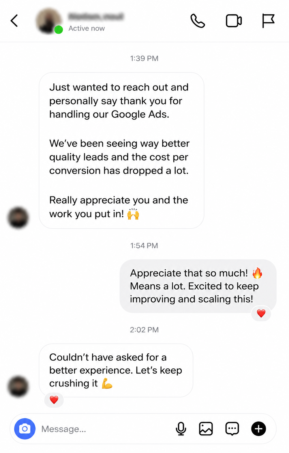 TackAgency Testimonial