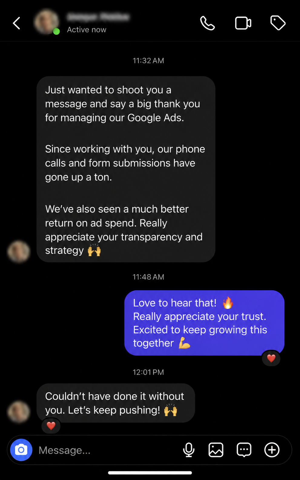 TackAgency Testimonial